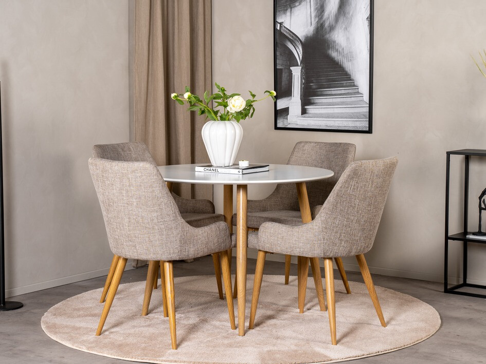Chair Dallas 222 (Grey + Brown)
