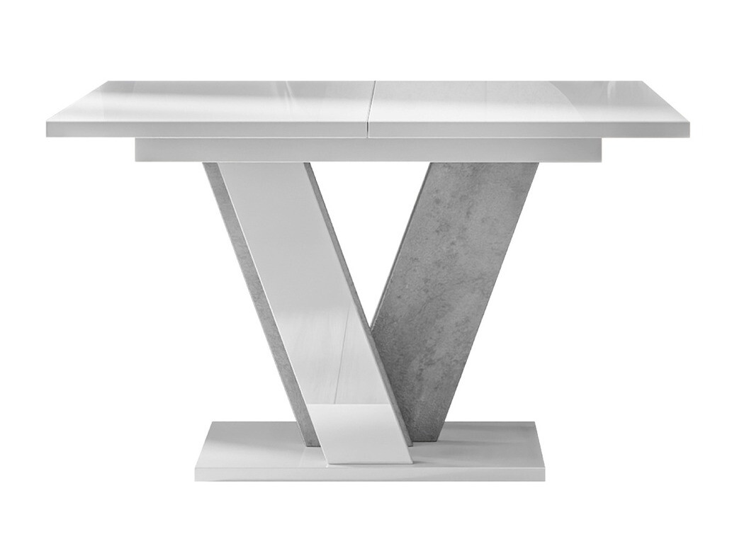 Table Goodyear 125 (Glossy white + Grey)