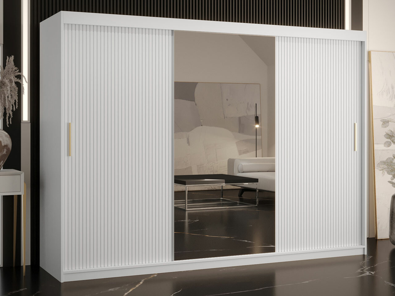 Wardrobe Anulio III (White)