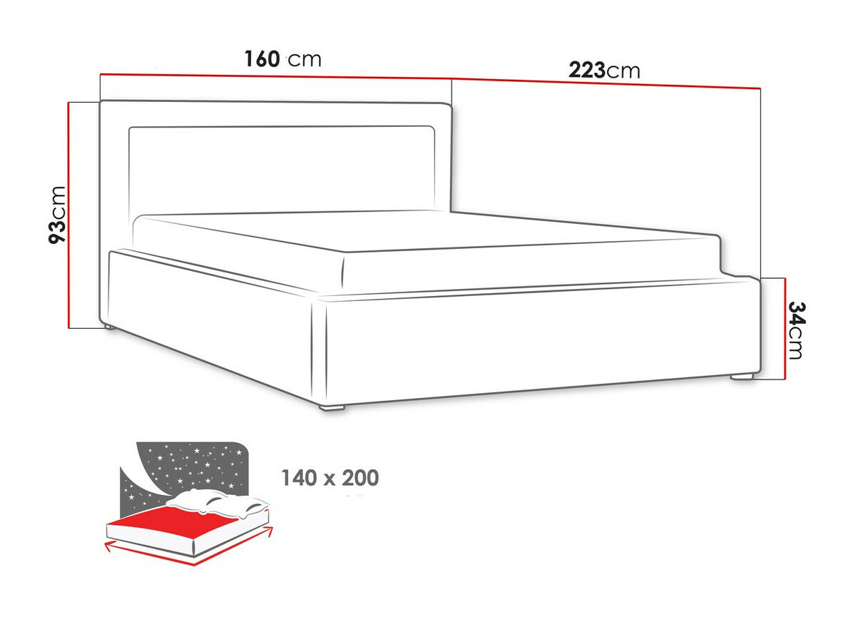 Bed Pomona 102 (Victoria 14 853)