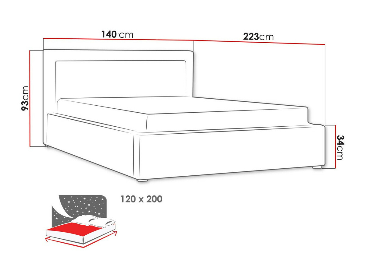 Bed Pomona 102 (Victoria 14 868)