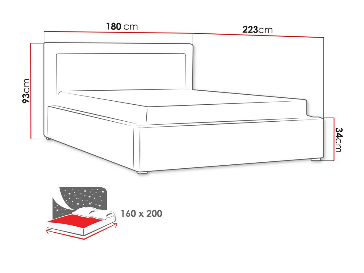 Bed Pomona 102 (Victoria 14 868)