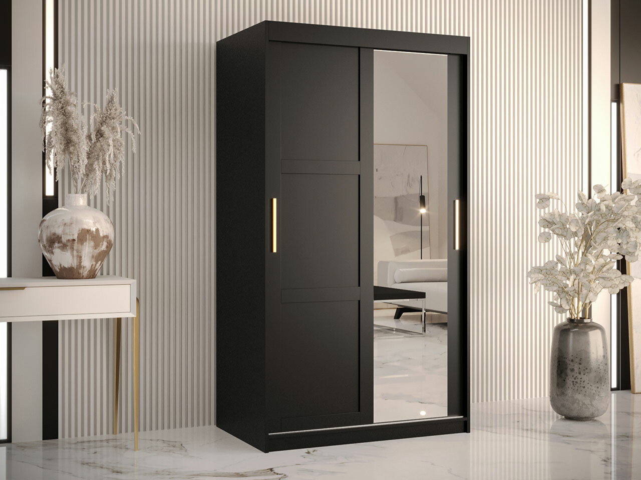 Wardrobe Ferfere 103 (Black)