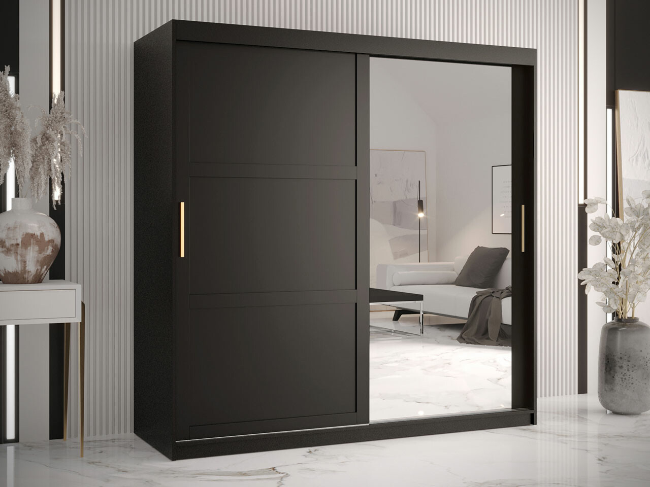 Wardrobe Ferfere 104 (Black)