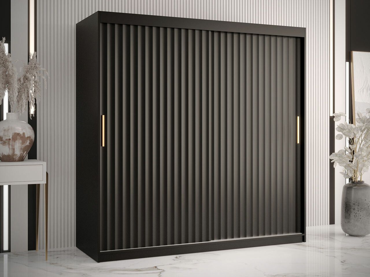 Wardrobe Hartford 335 (Black)