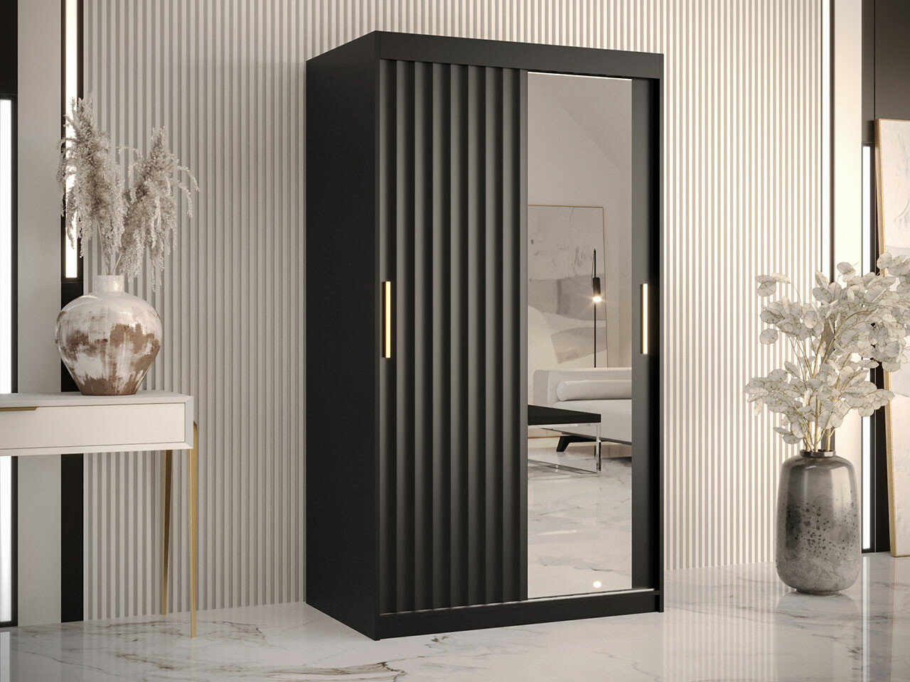 Wardrobe Hartford 337 (Black)