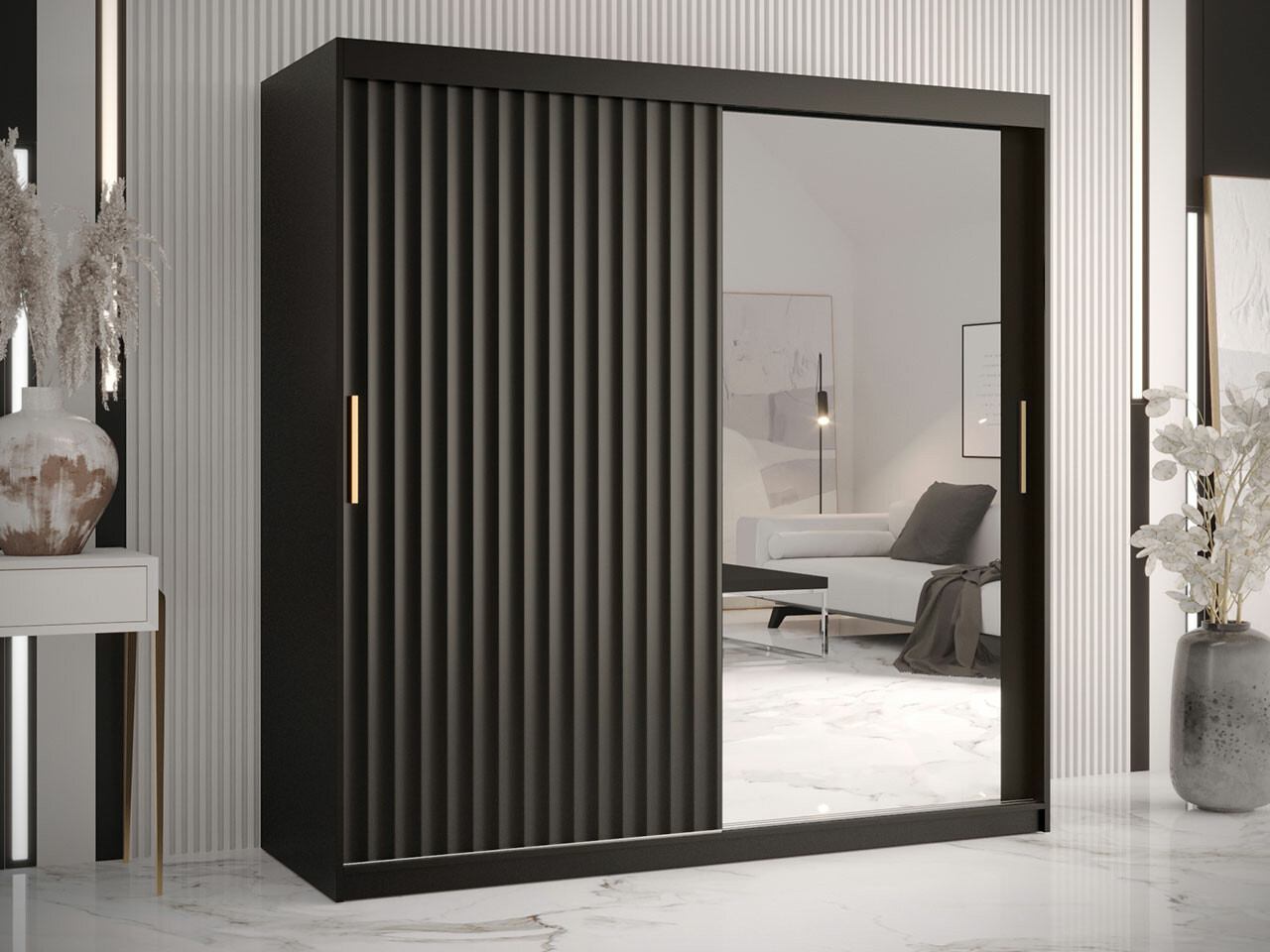 Wardrobe Hartford 338 (Black)