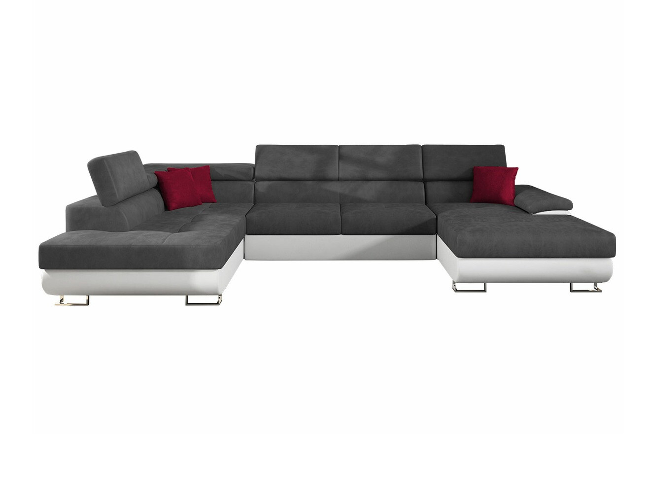 Corner sofa Comfivo Ruta IV (Soft 017 + Uttario Velvet 2971 + Kronos 02)