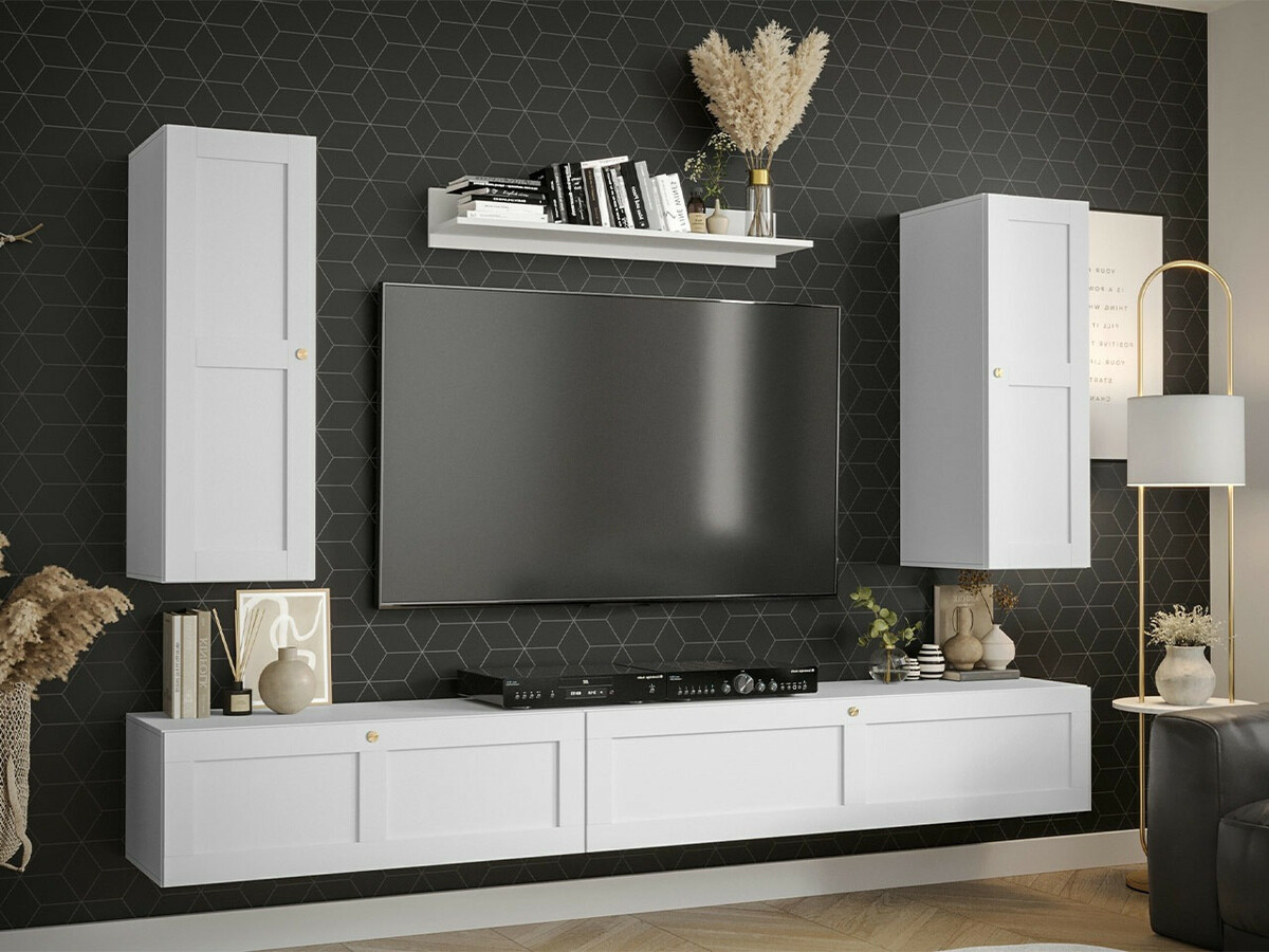 Wall shelf Anulio (White)