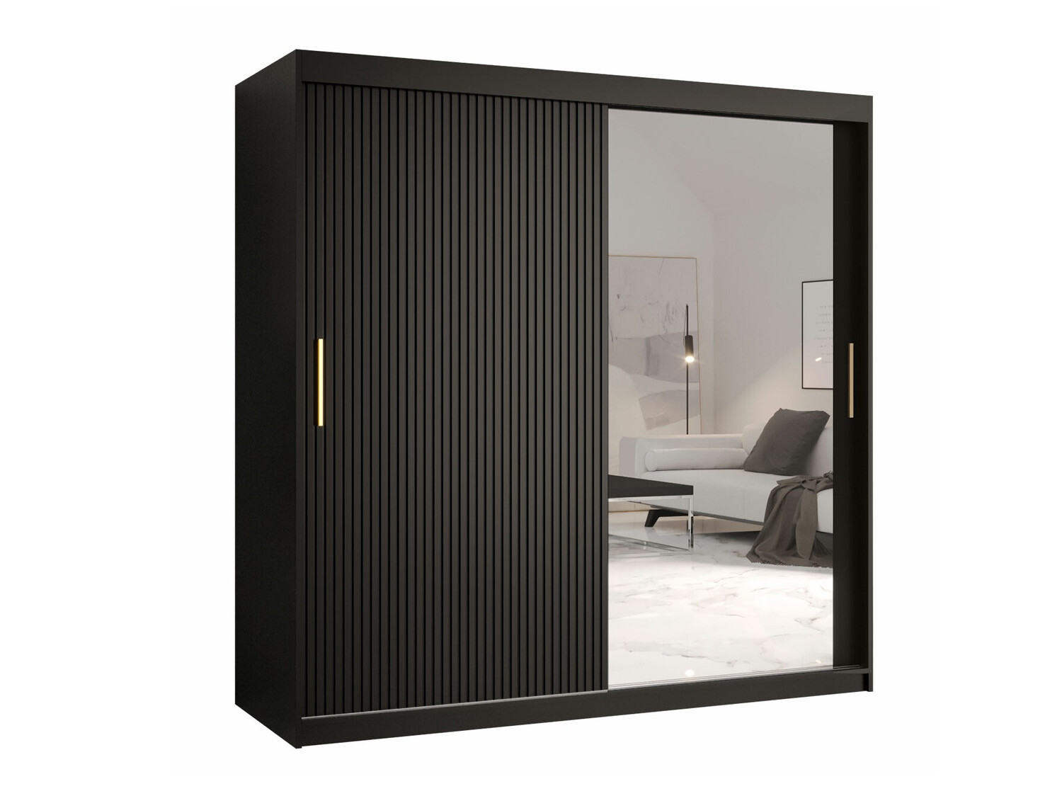 Wardrobe Anulio V (Black)