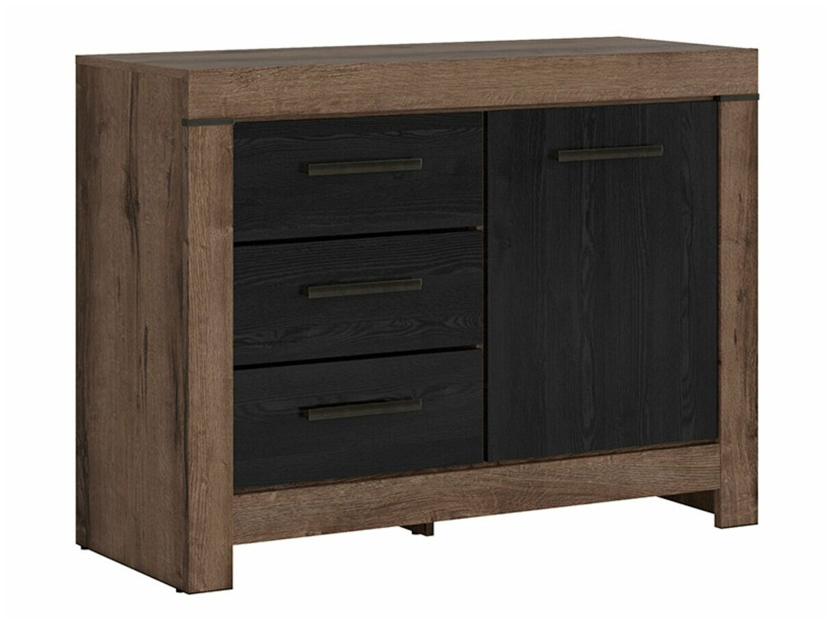 Chest of drawers Dunfelu 106 (Monastery oak + black oak)