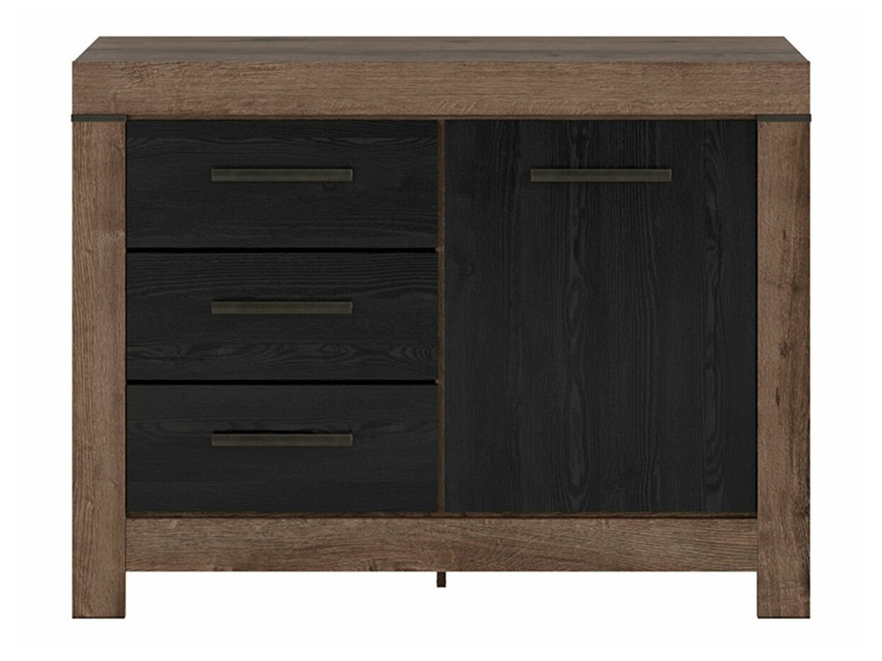 Chest of drawers Dunfelu 106 (Monastery oak + black oak)