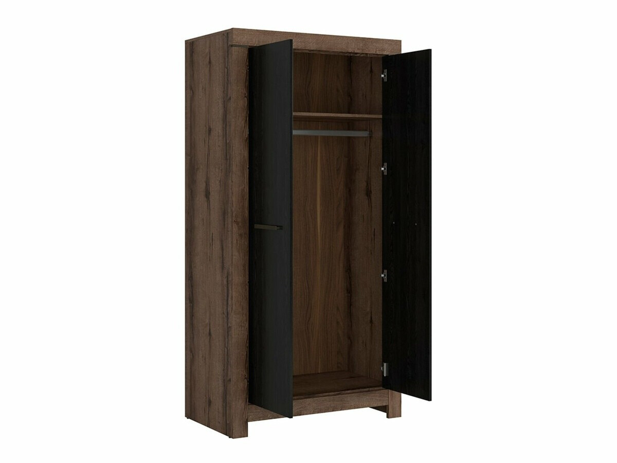Wardrobe Dunfelu 111 (Monastery oak + Black oak)