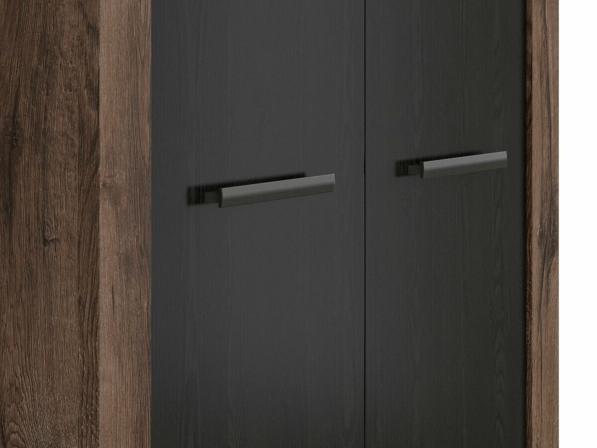 Wardrobe Dunfelu 111 (Monastery oak + Black oak)
