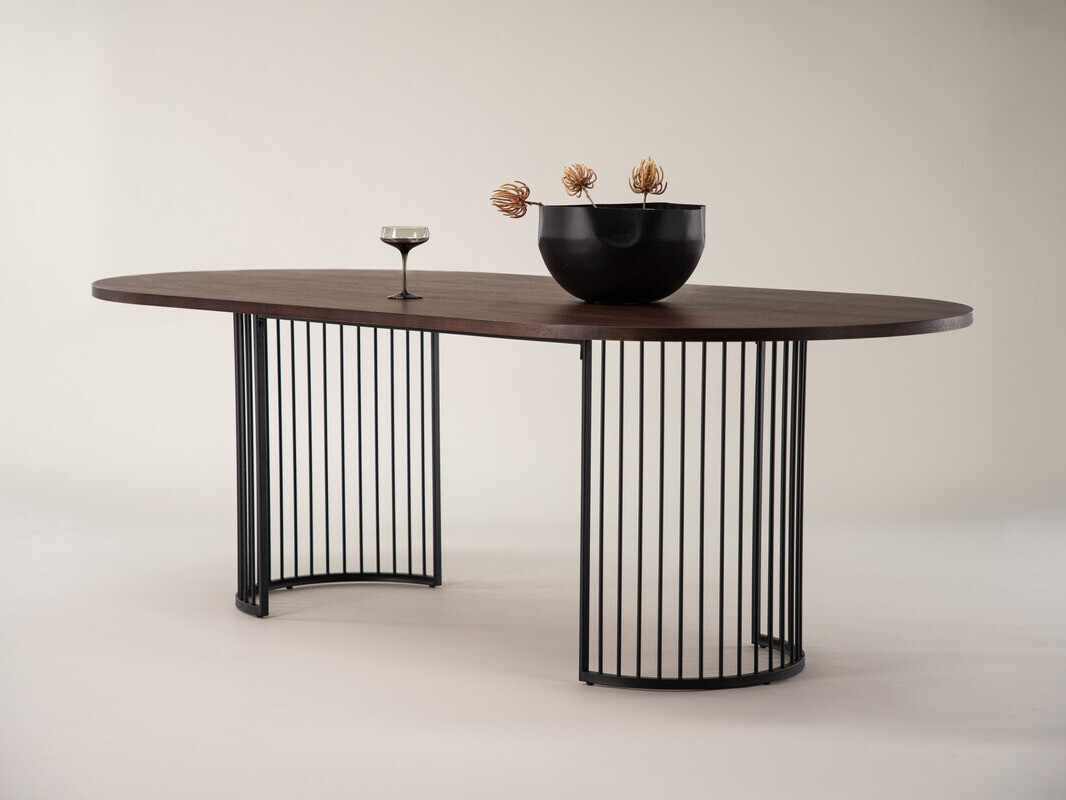 Table Dallas 3276 (Nut + Black)
