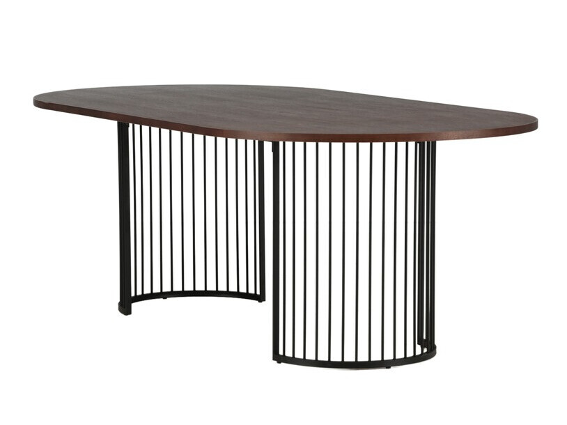 Table Dallas 3276 (Nut + Black)