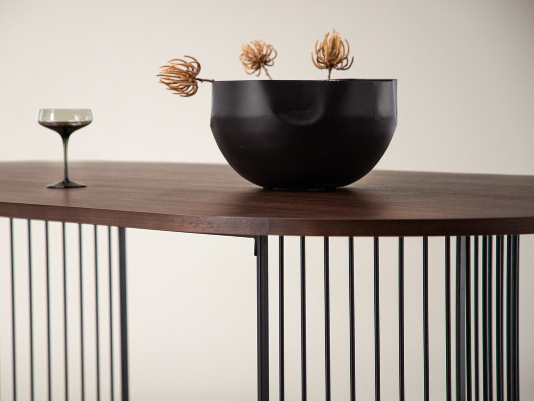 Table Dallas 3276 (Nut + Black)