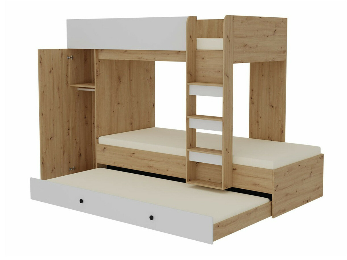 Bunk bed Hartford 360 (Artisan oak + White)