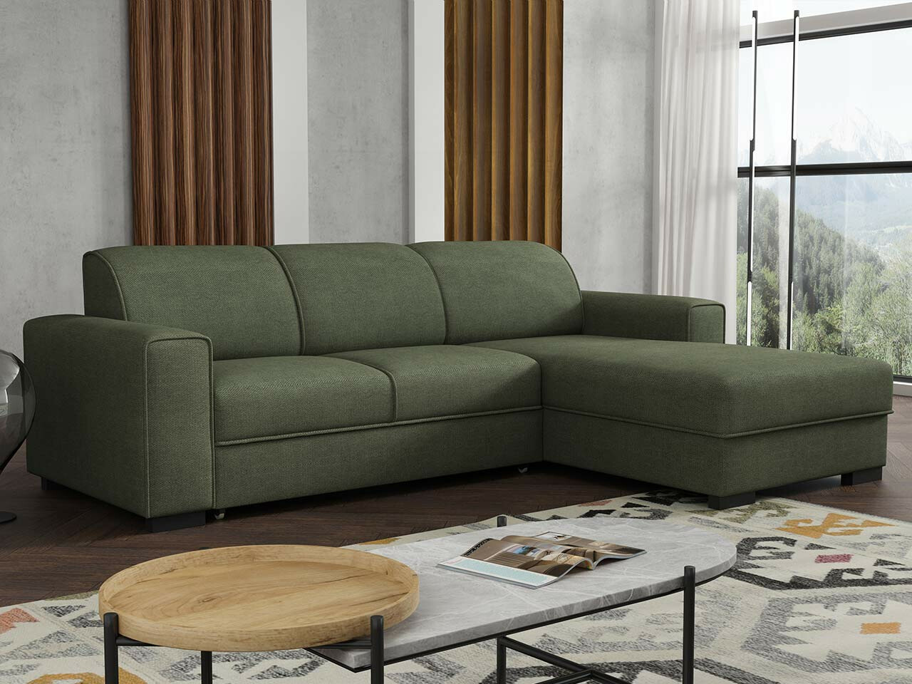 Corner sofa Columbus 186 (Crown 12)