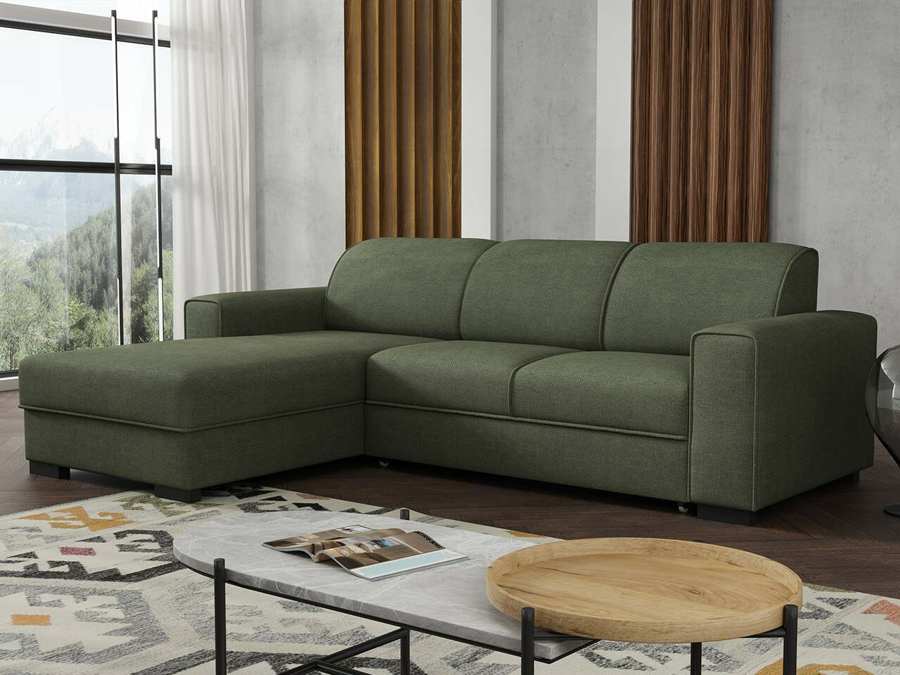 Corner sofa Columbus 186 (Crown 12)