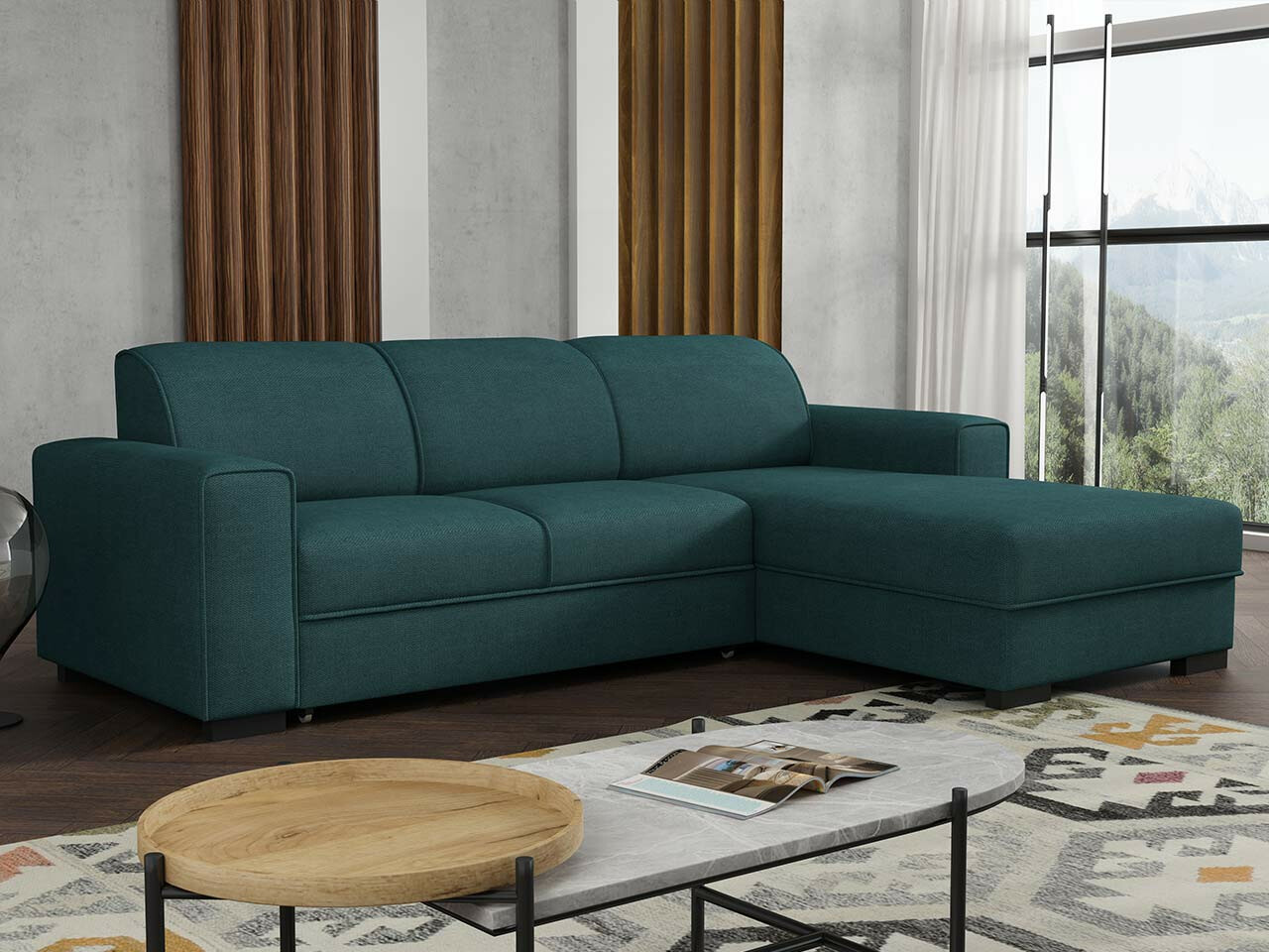 Corner sofa Columbus 186 (Crown 13)