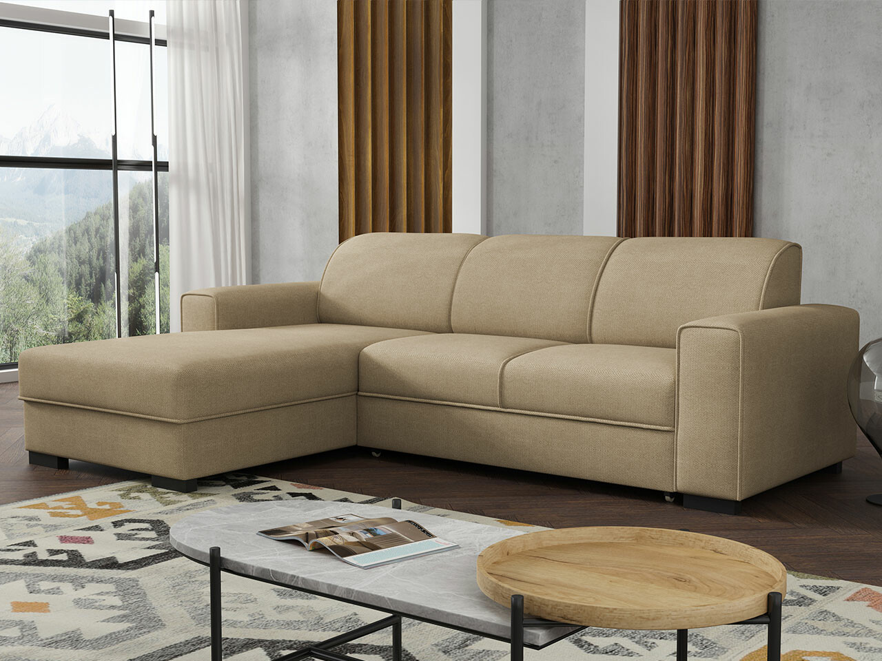 Corner sofa Columbus 186 (Crown 2)
