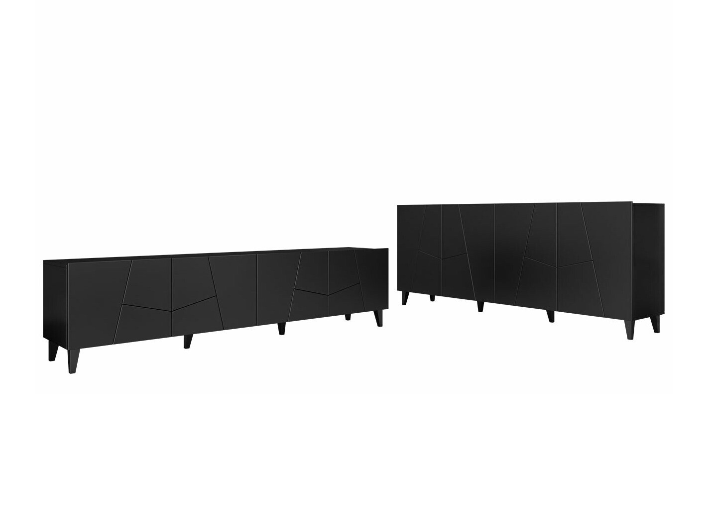 Living room set Charlotte 182 (Black)