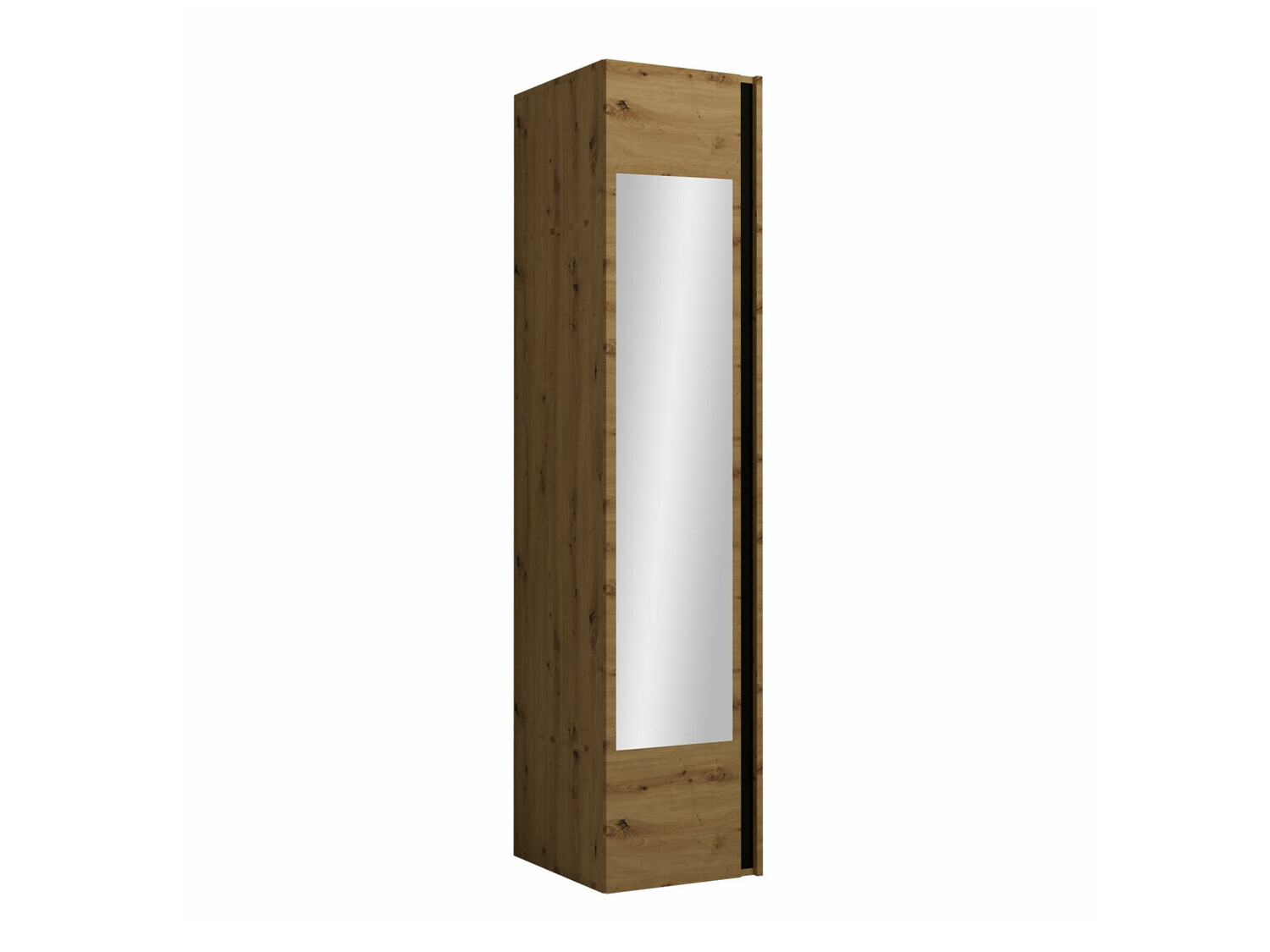 Wardrobe Hartford 370 (Artisan oak + Black)