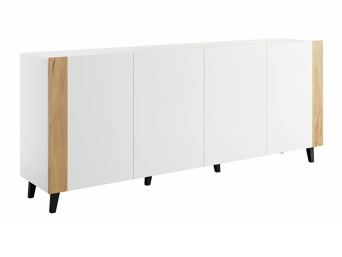Sideboard Charlotte 183 (White + Craft oak)