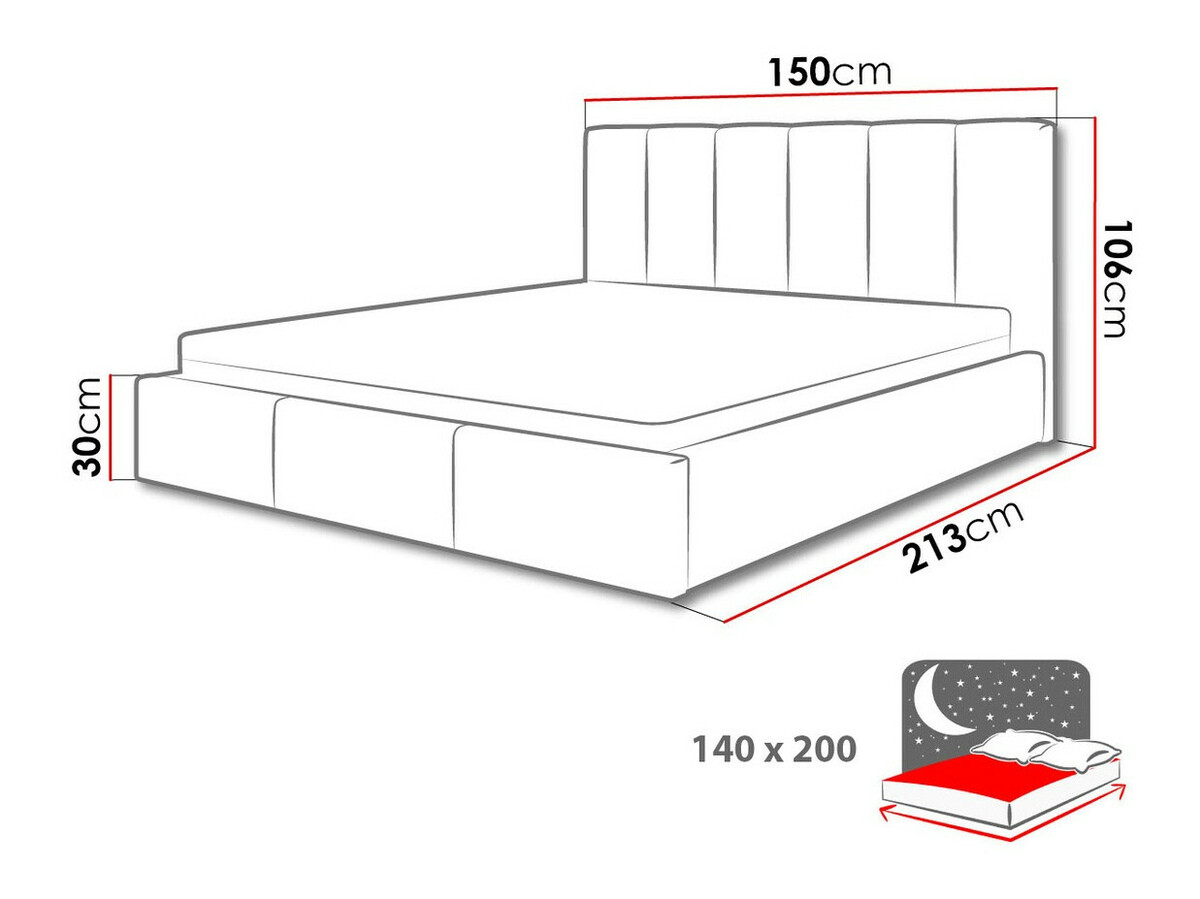 Bed ComfiDream Tirila I (Inari 96)