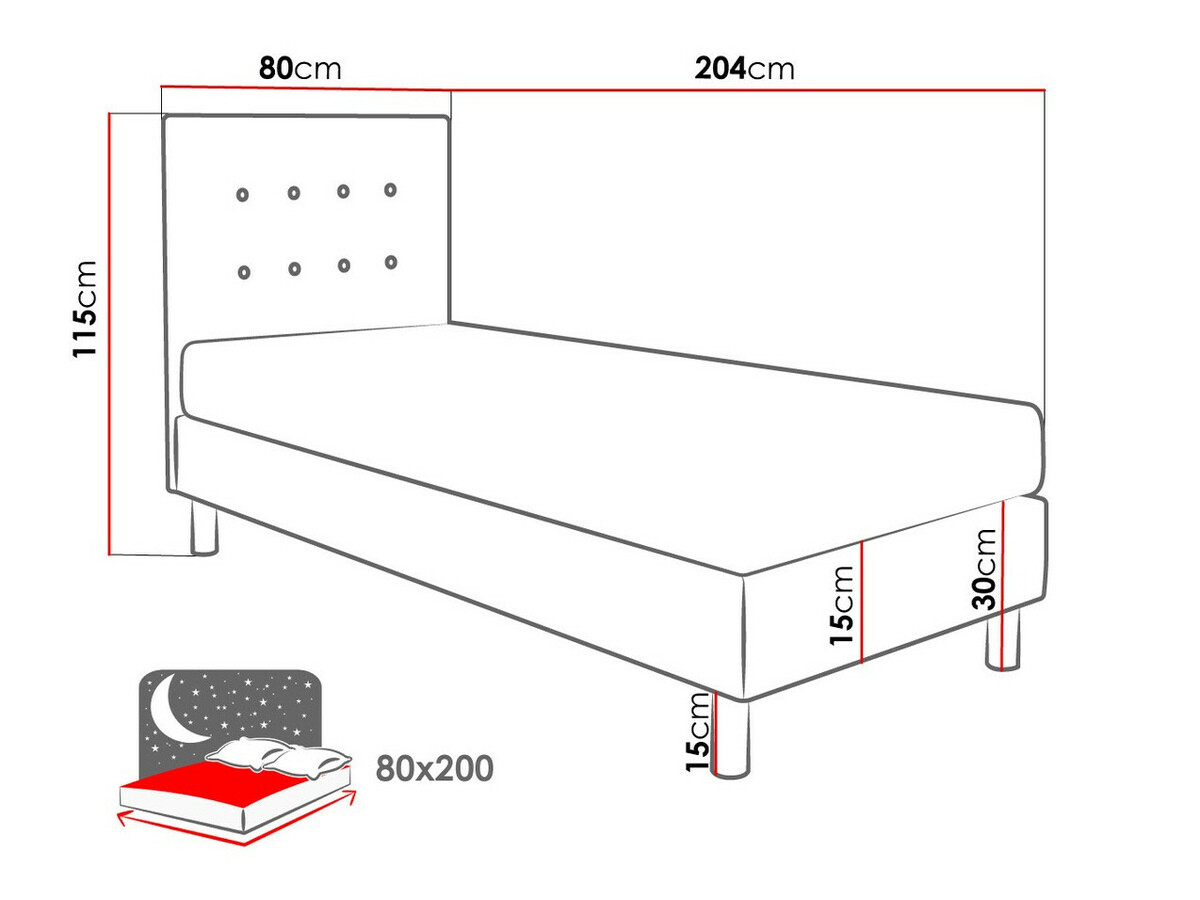 Bed Logan 100 (Solo 260)