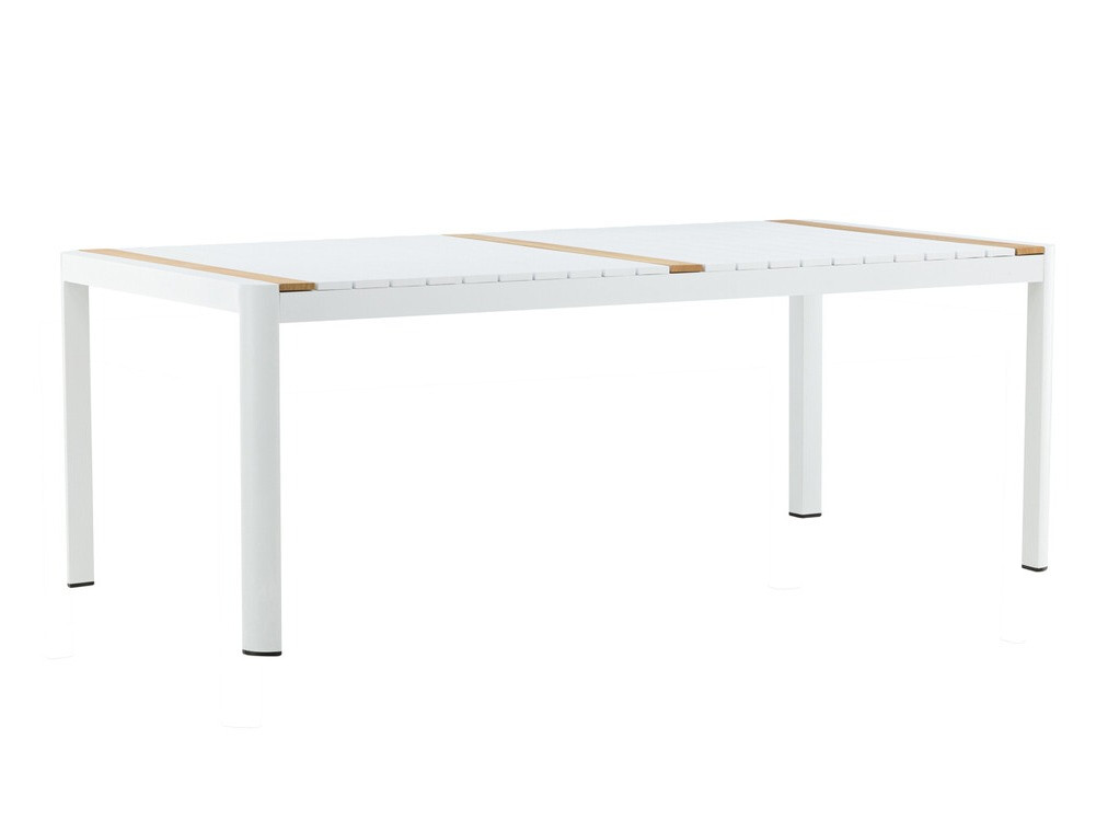 Outdoor table Dallas 2834 (White + Brown)