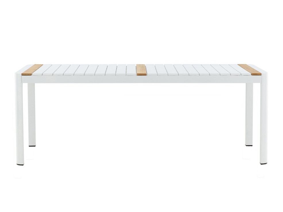 Outdoor table Dallas 2834 (White + Brown)