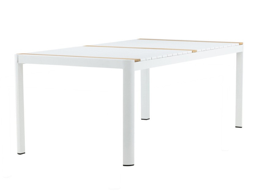 Outdoor table Dallas 2834 (White + Brown)