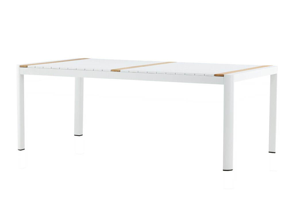Outdoor table Dallas 2834 (White + Brown)