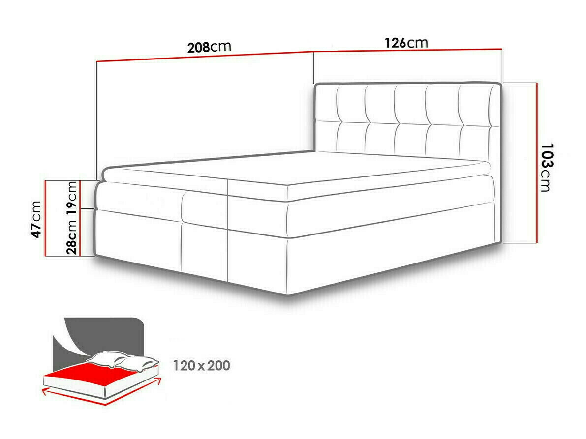 Continental bed Aedes (Soft 011)