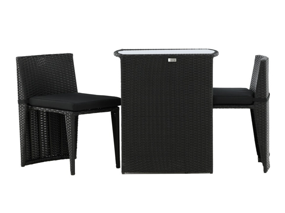 Balcony furniture set Dallas 3458 (Black)