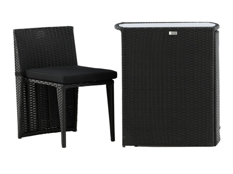 Balcony furniture set Dallas 3458 (Black)