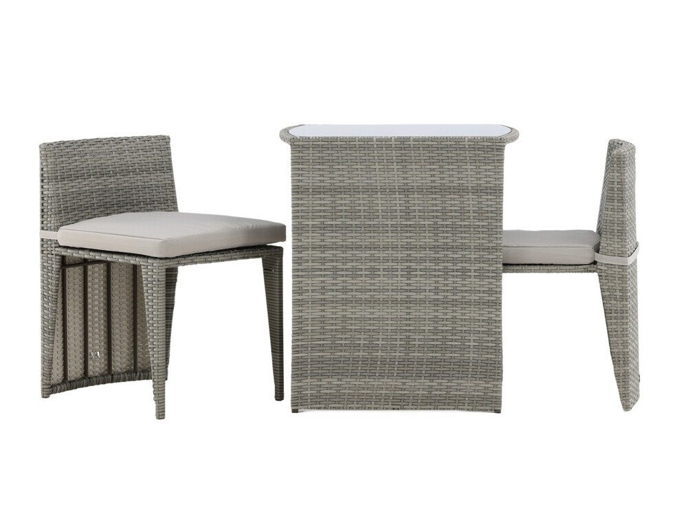 Balcony furniture set Dallas 3458 (Grey)