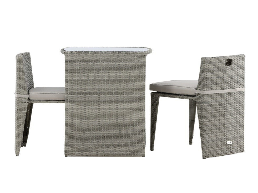 Balcony furniture set Dallas 3458 (Grey)