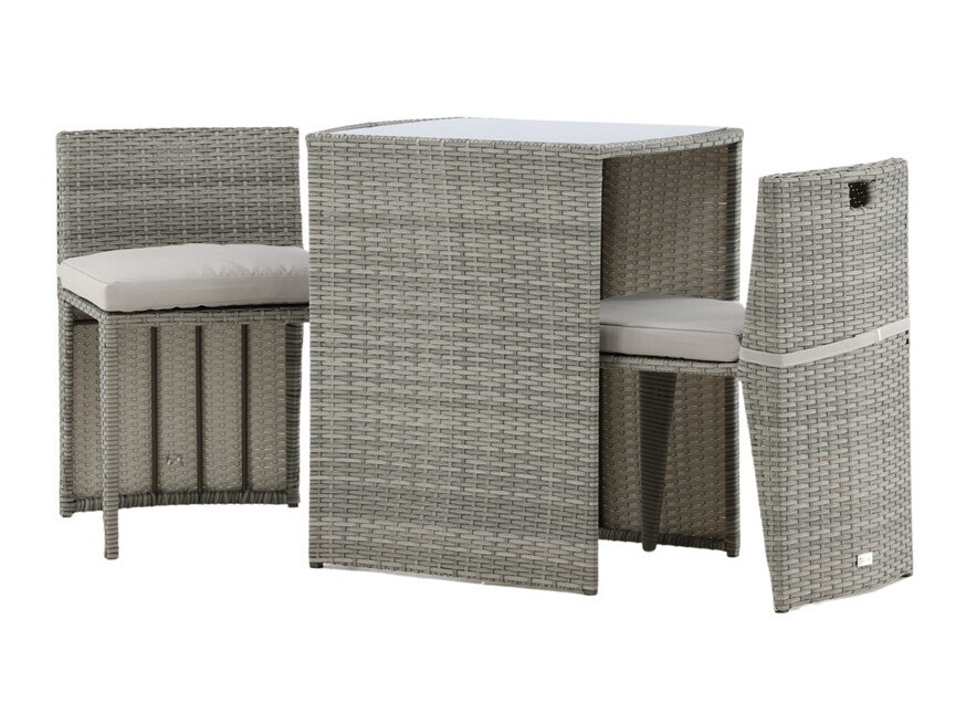 Balcony furniture set Dallas 3458 (Grey)