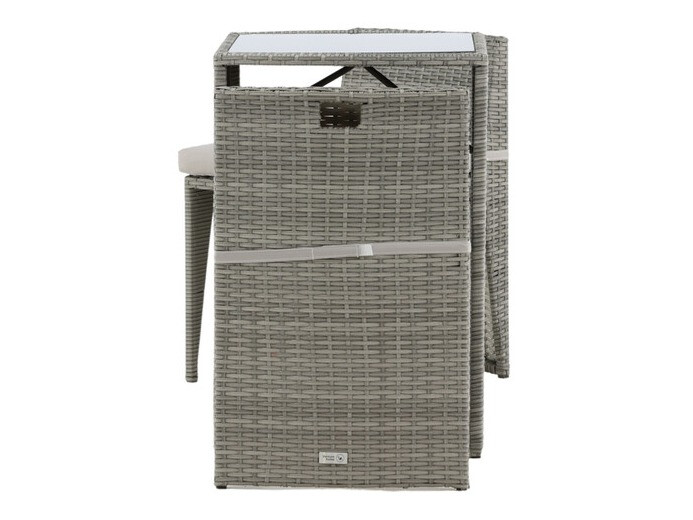 Balcony furniture set Dallas 3458 (Grey)