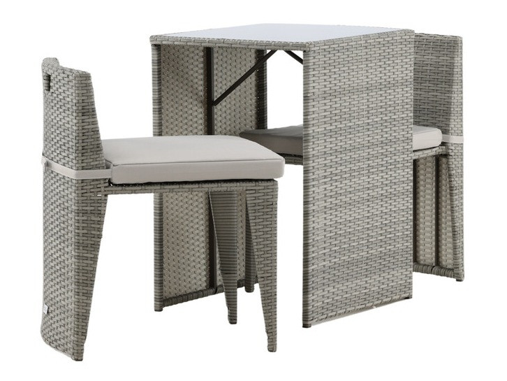 Balcony furniture set Dallas 3458 (Grey)