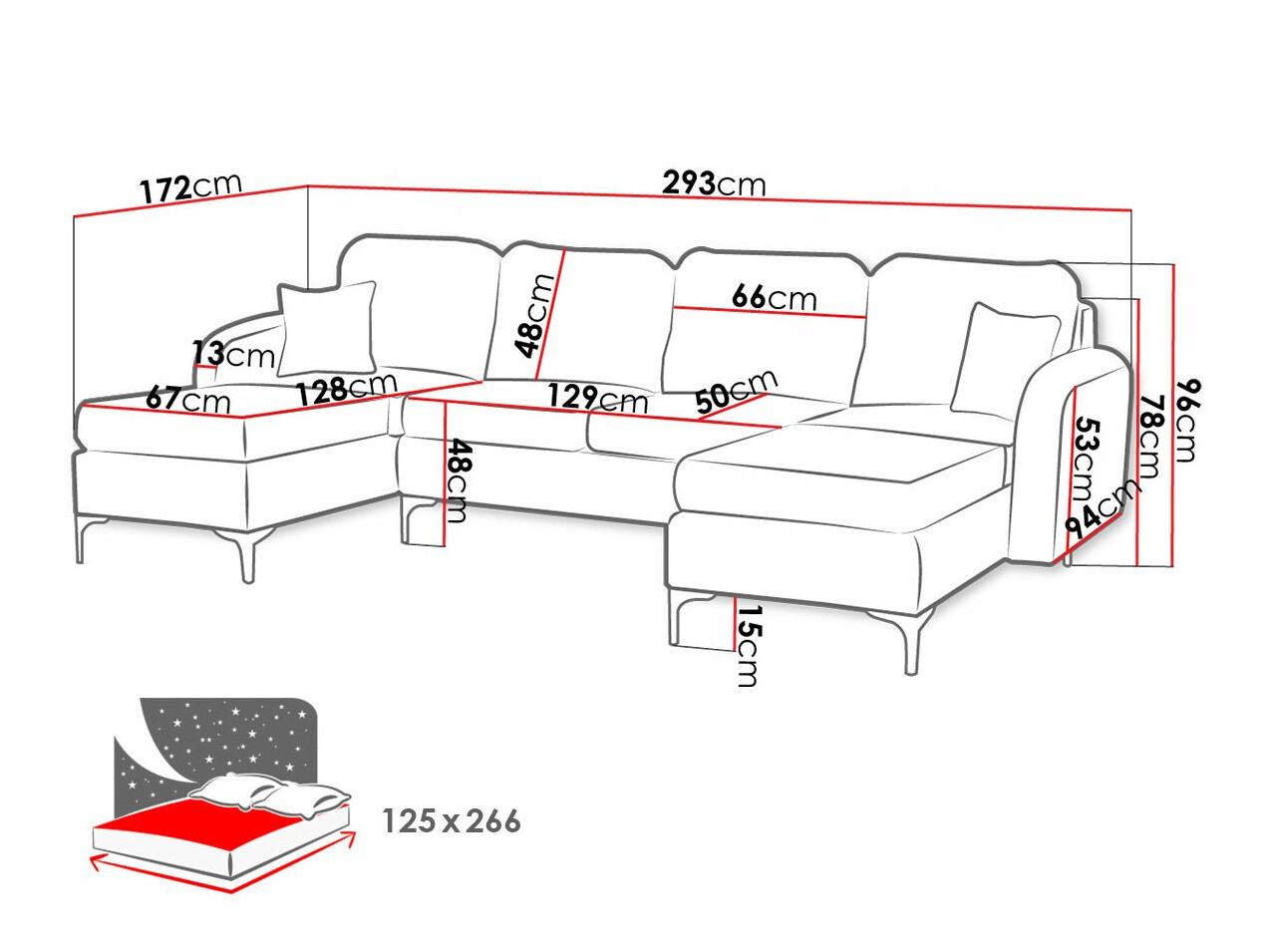 Corner sofa Torlua 104 (Manila 25)