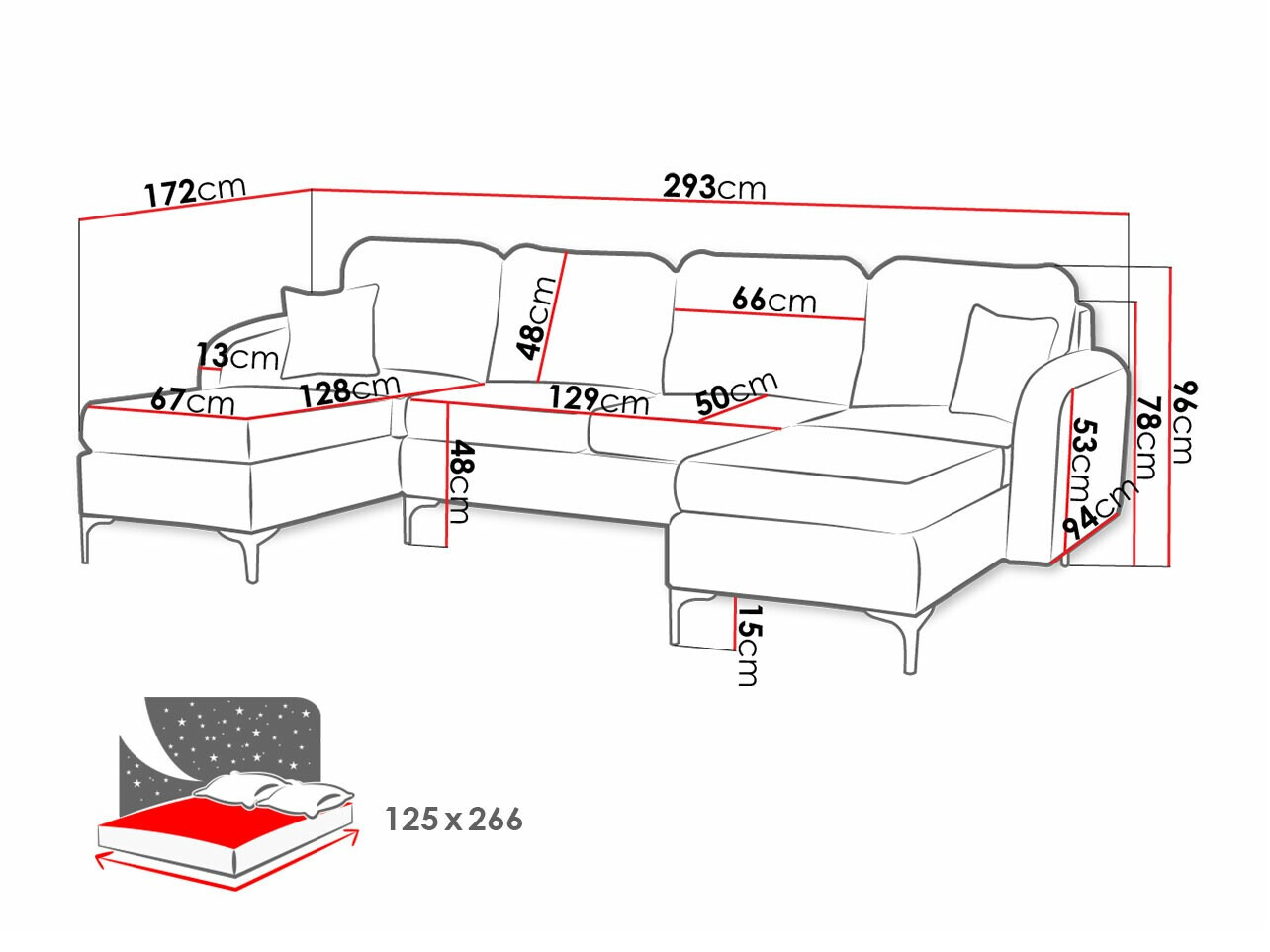 Corner sofa Torlua 104 (Manila 33)