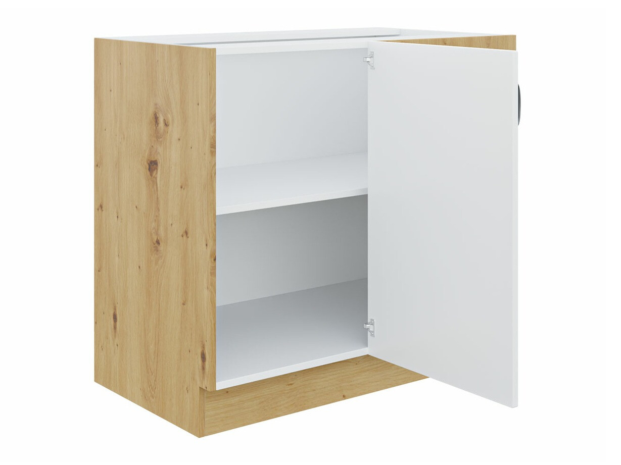 Modular cabinet with doors Retro White 100