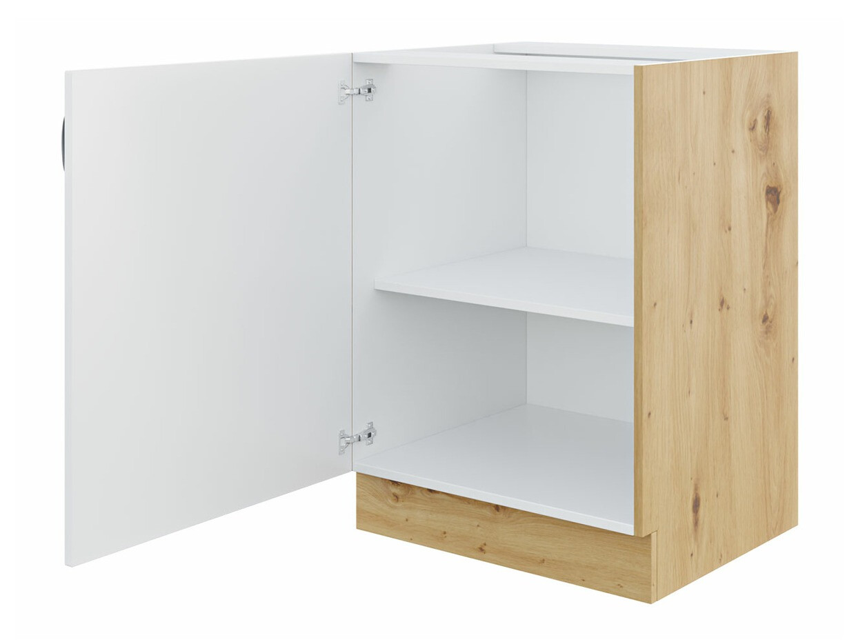 Modular cabinet with doors Retro White 107