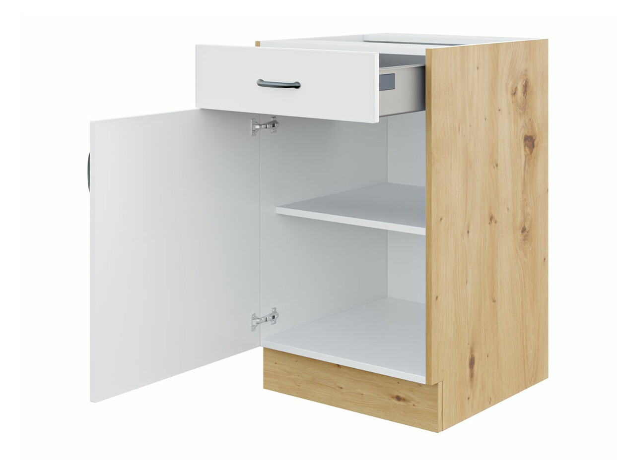Modular cabinet with drawer and doors Retro Grey 105