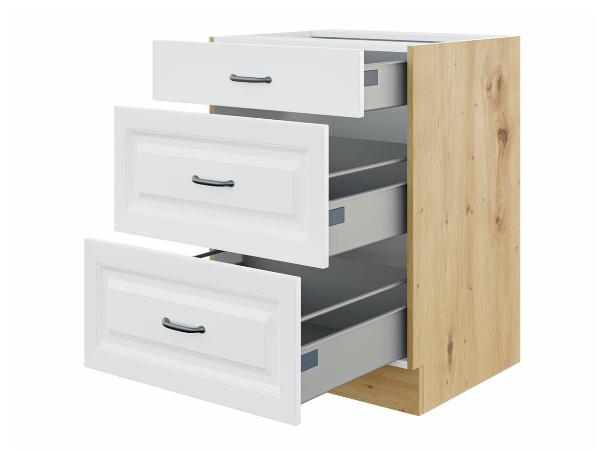 Modular cabinet with drawers Retro Grey 108