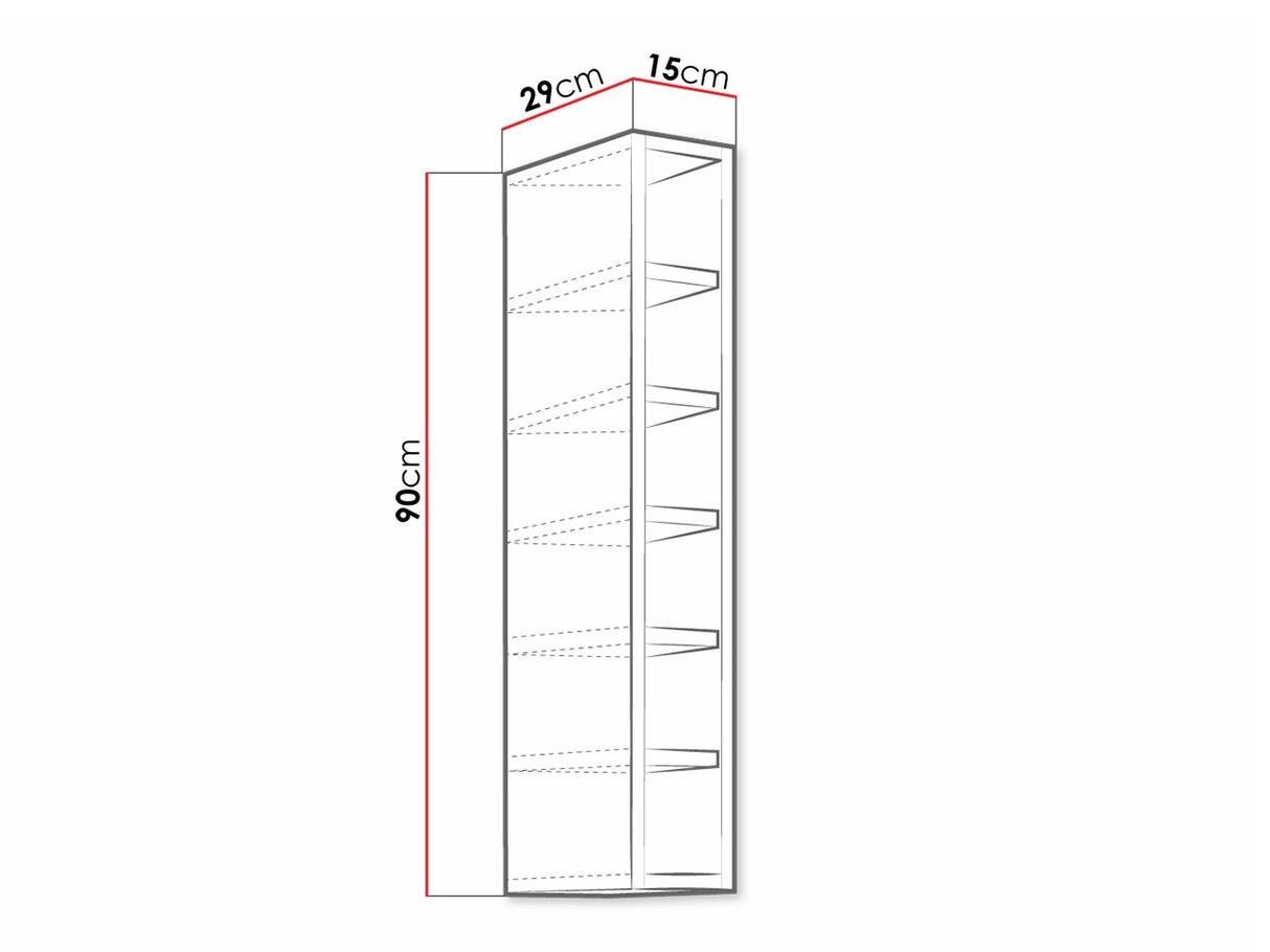 Wall shelf Retro Grey 122